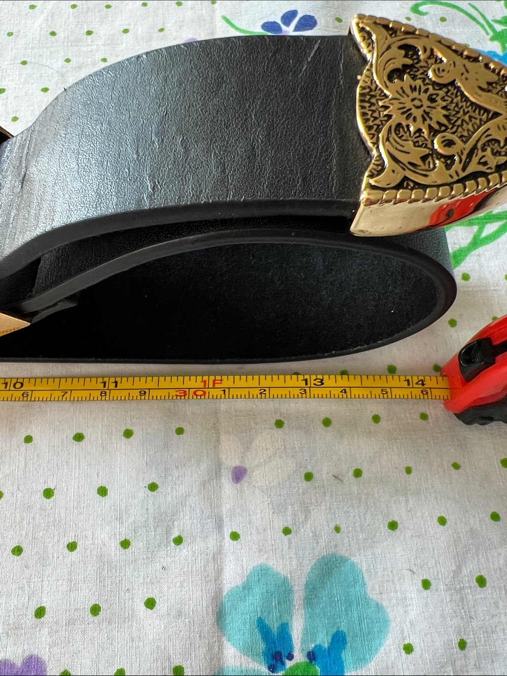 B-Low The Belt: Black/Gold Bri Bri Belt - Large - Picture 8 of 10